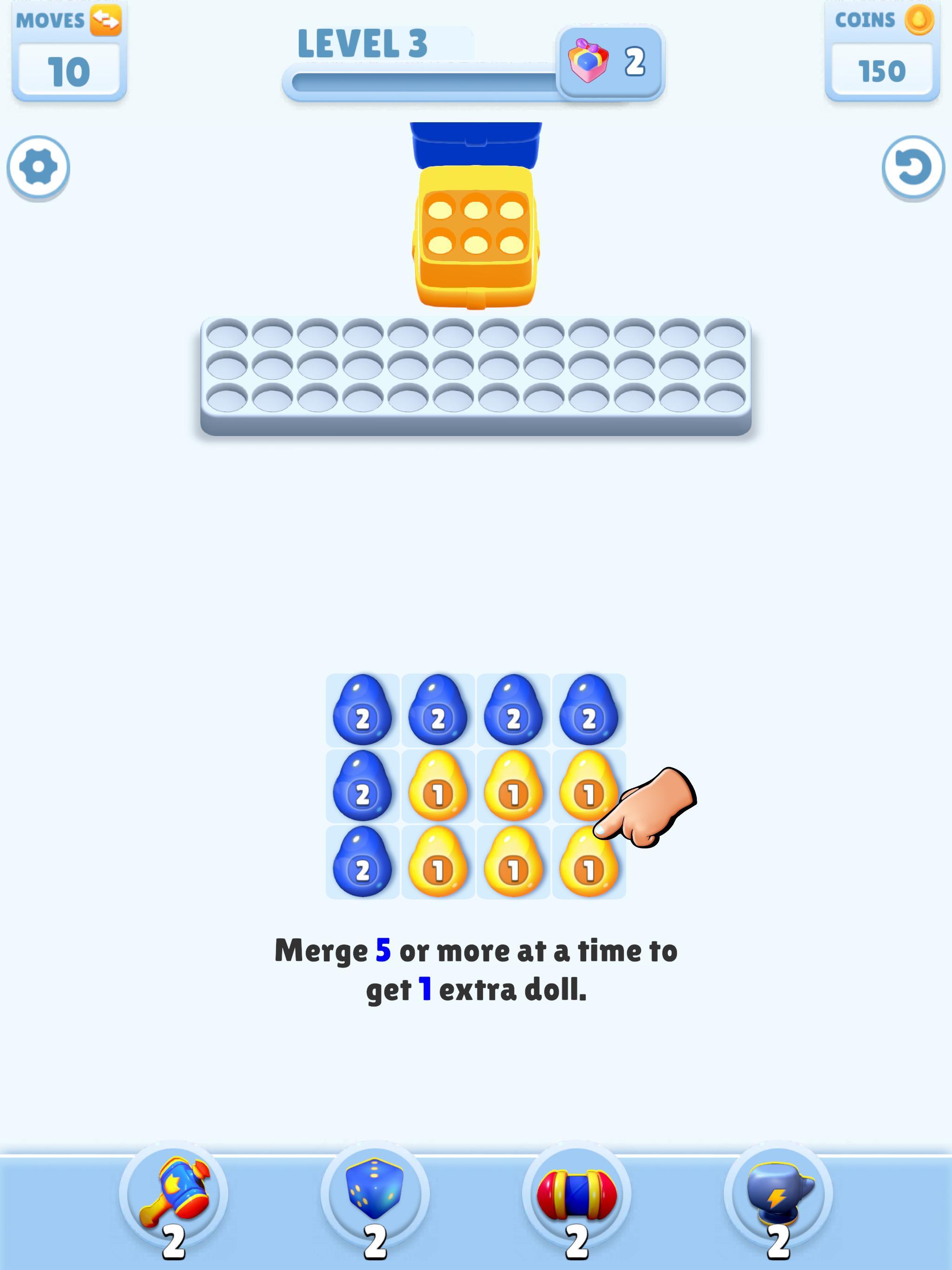 Merge Dolls Game Screenshot