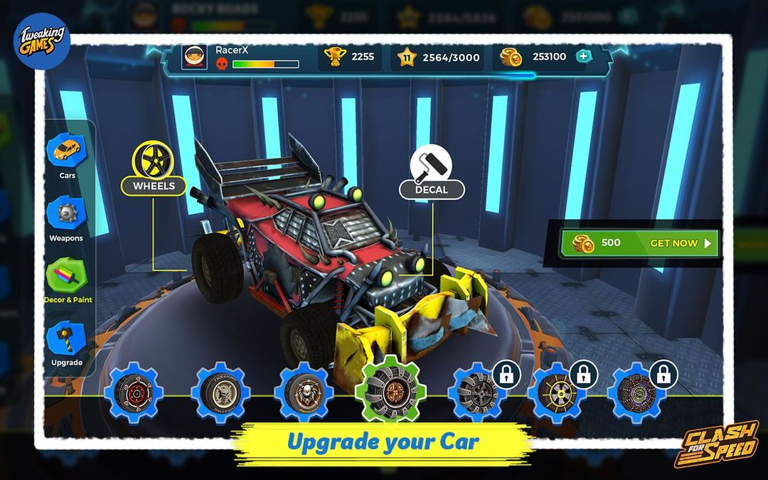 Clash for Speed – Xtreme Combat Racing 게임 스크린 샷
