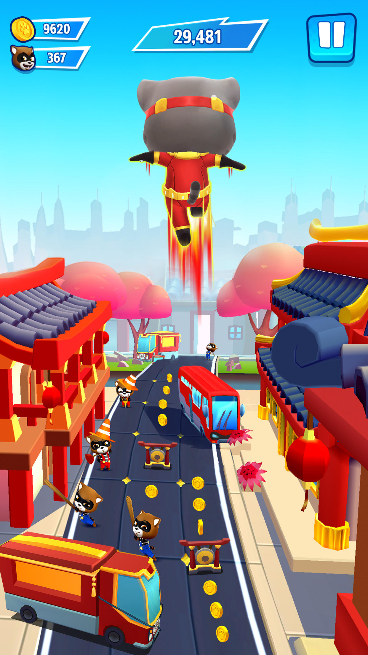 Talking Tom: Hero Dash Run Game Screenshot