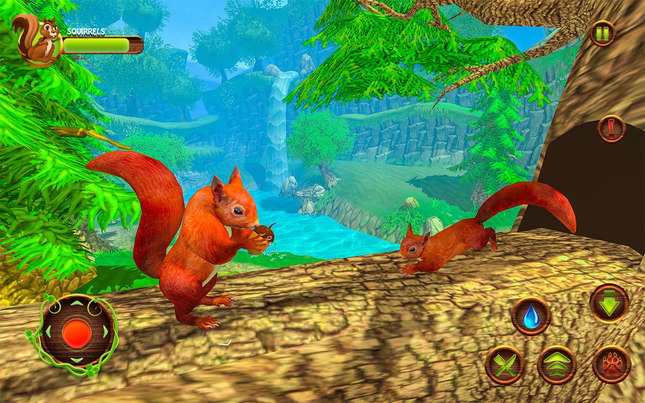 Forest Wild Squirrel Simulator ภาพหน้าจอเกม