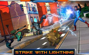 City Heroes 3D: Aliens War Game Screenshot