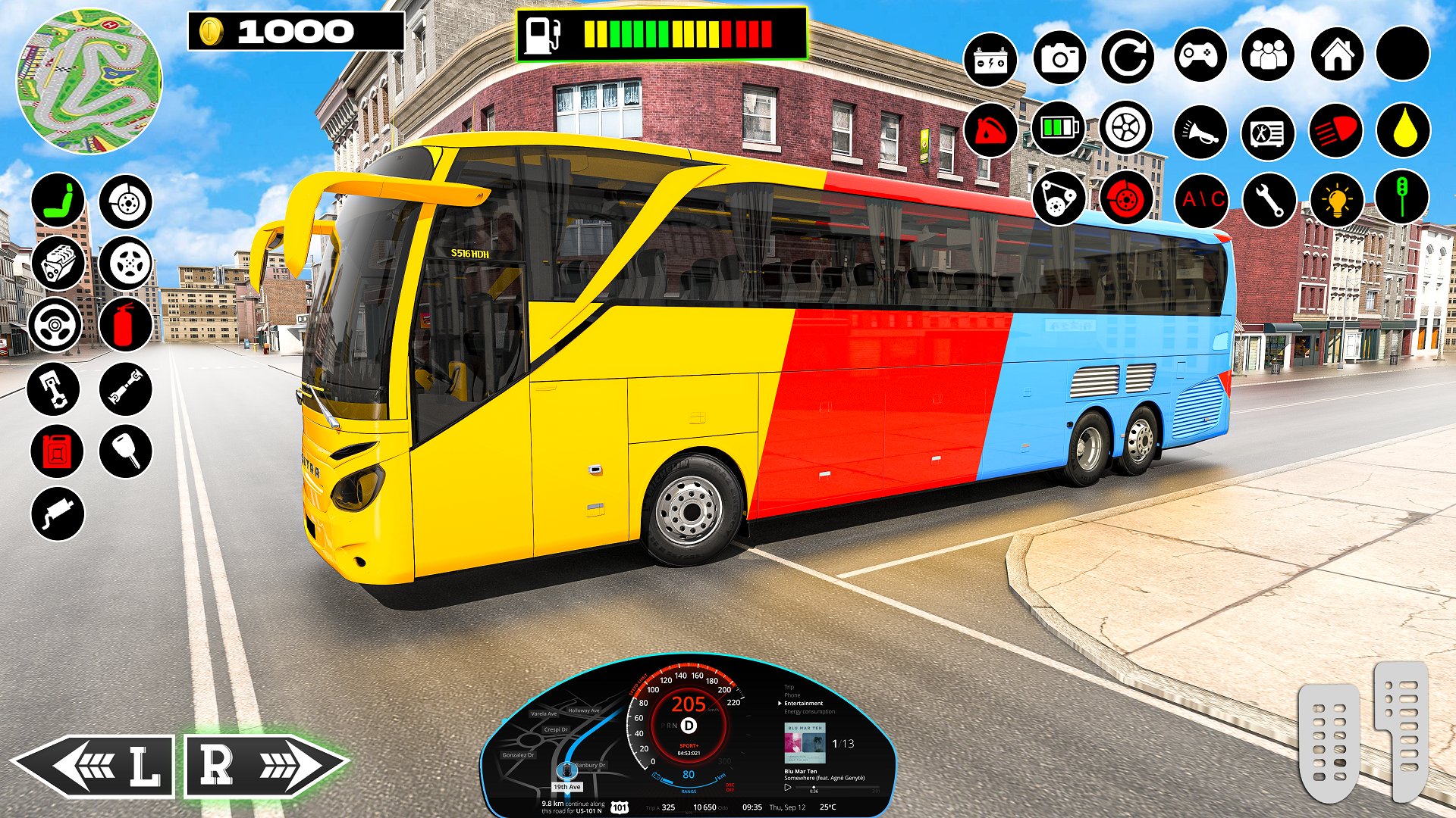 Bus Simulator Offroad Bus Game Game Screenshot