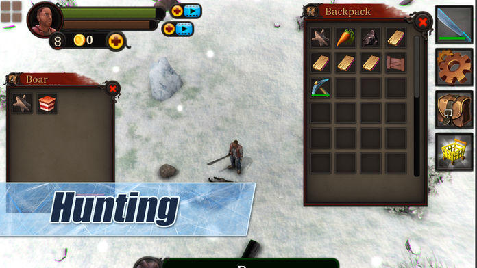 Screenshot 1 of Winter Island CRAFTING GAME 3D เต็ม 