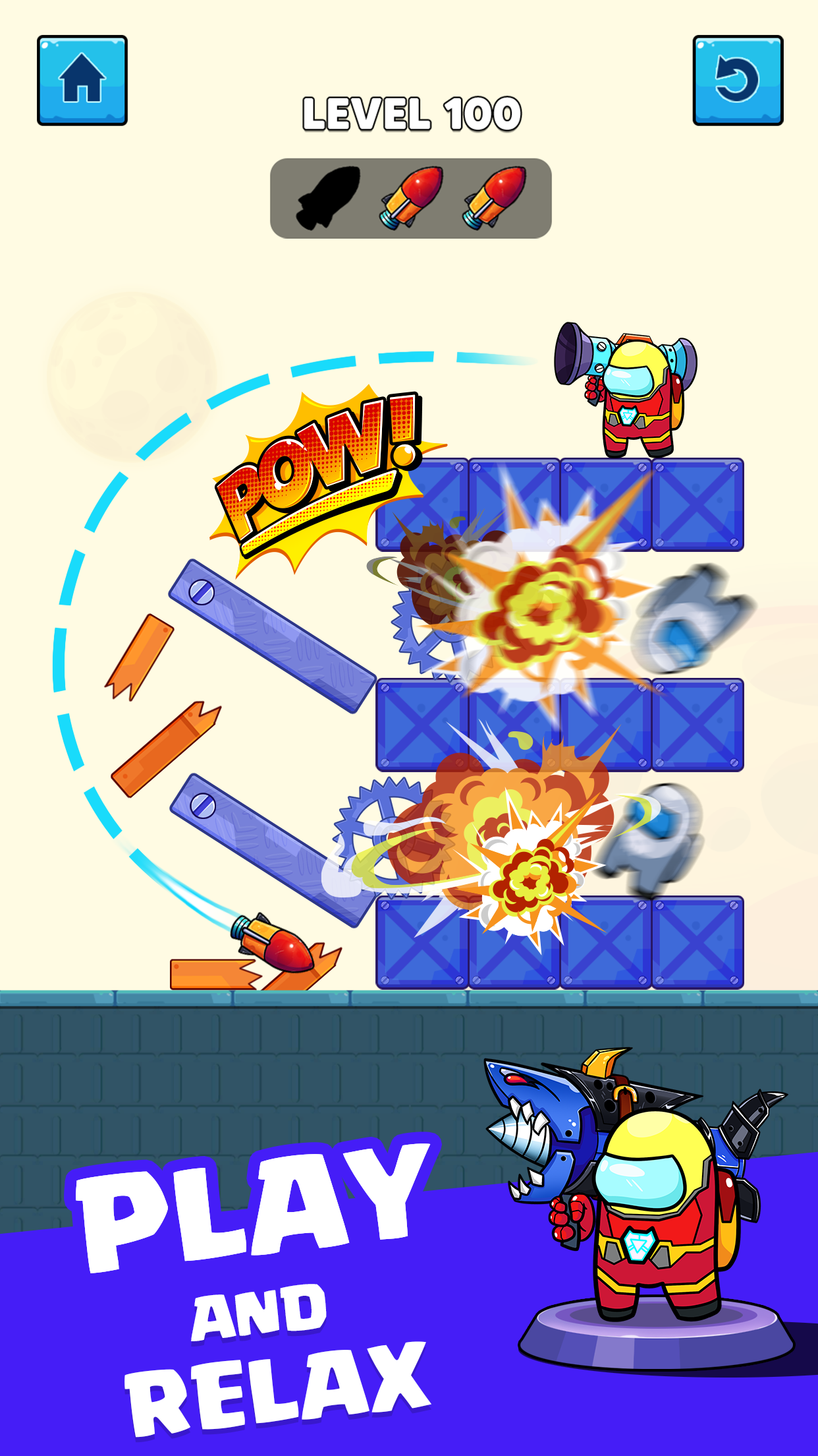 Screenshot of Rocket War