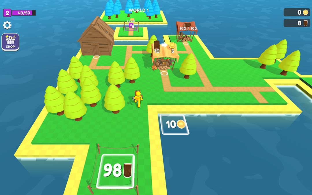 Craft Island - Woody Forest screenshot game
