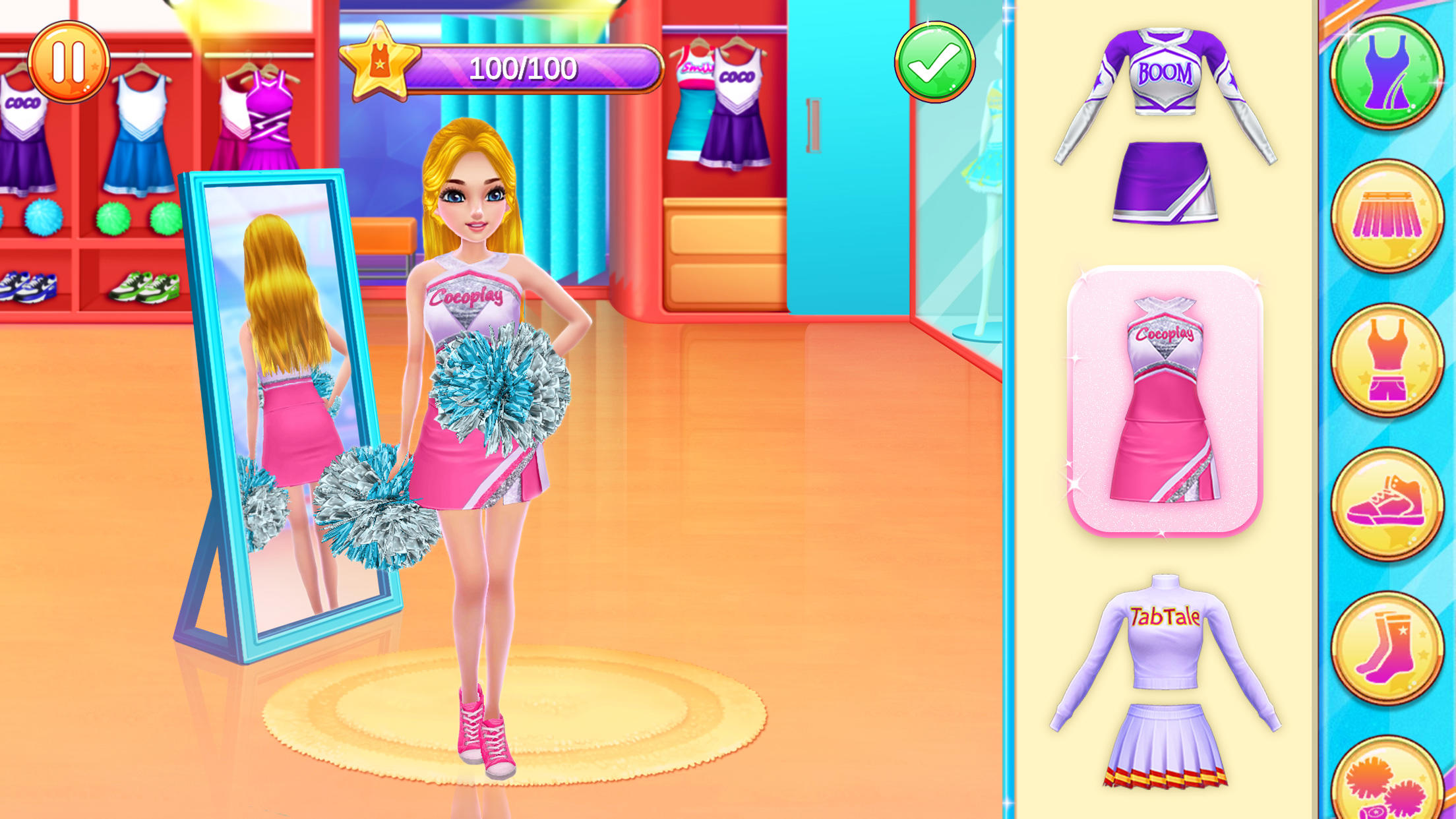 Cheerleader Champion Dance Now Game Screenshot