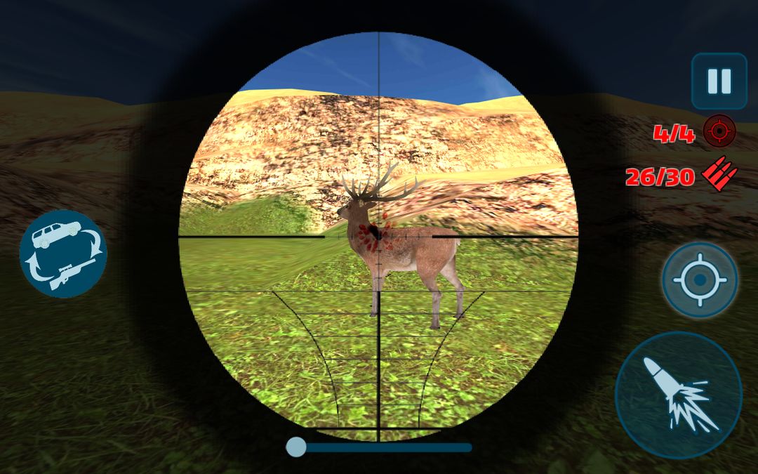 4x4 Offroad Sniper Hunter 게임 스크린 샷