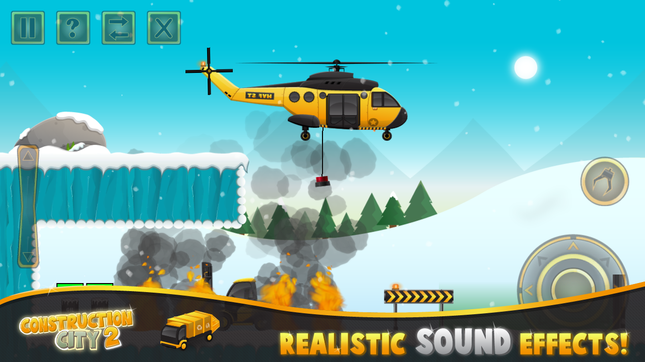 Construction City 2 Winter Game Screenshot
