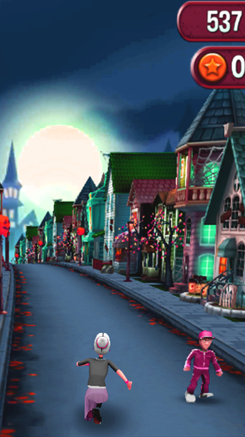 Cuplikan Layar Game Granny Running: Angry Run