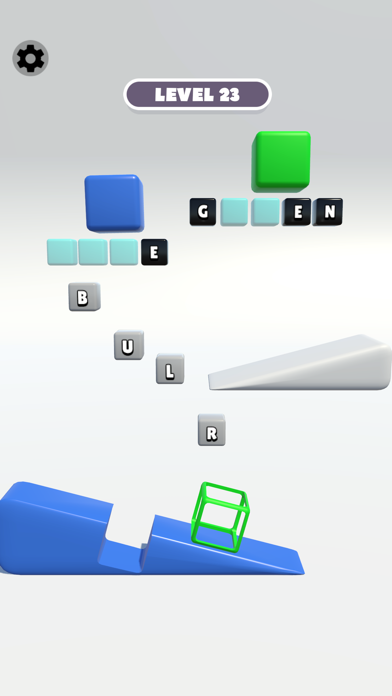 Letter Up 3D Game Screenshot