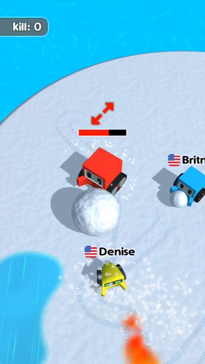 Screenshot 1 of Bumper Cars – Snowball Fighting 1