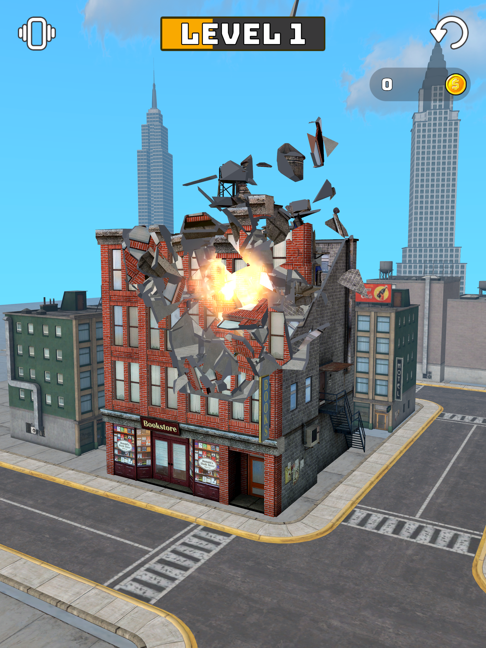 Screenshot of Cannon Demolition