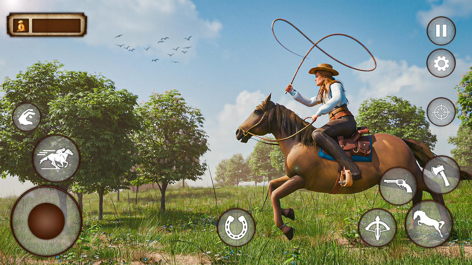 Cowboy Rodeo Rider- Wild West Game Screenshot