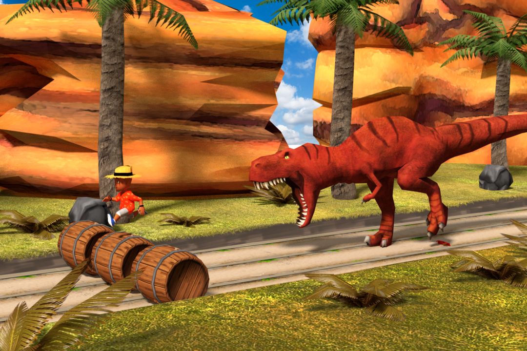 Screenshot of Dinosaur Runner Safari