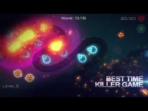 Tower Defense: Geometry War のビデオのスクリーンショット