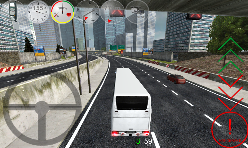 Duty Driver Bus LITE Game Screenshot