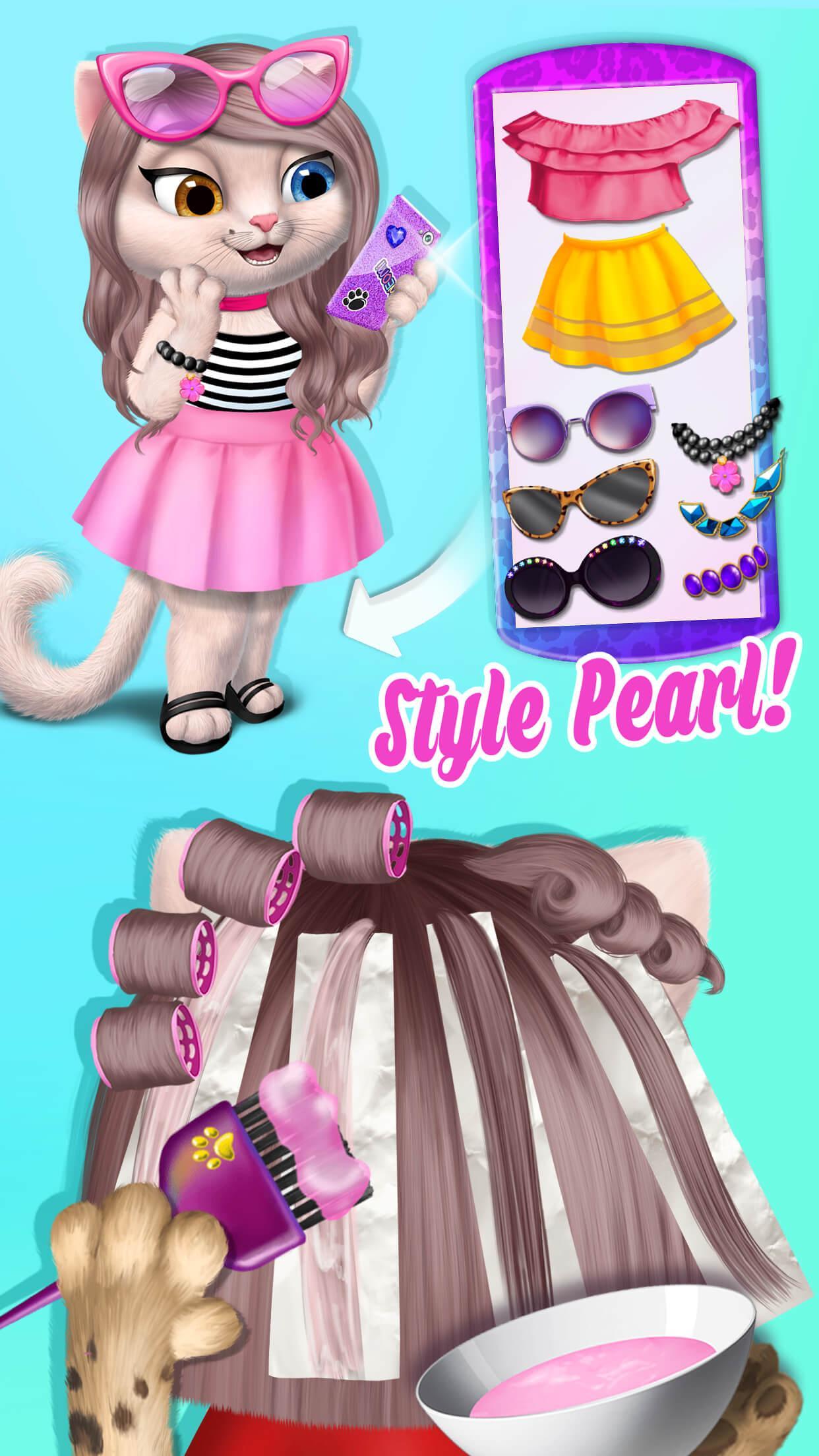 Captura de Tela do Jogo Amy's Animal Hair Salon