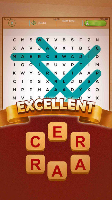 Unlimited Word Search Puzzle - Brain It Word 게임 스크린샷