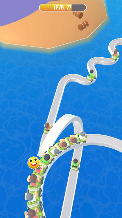 Cart Crash: Roller Coaster Game Screenshot