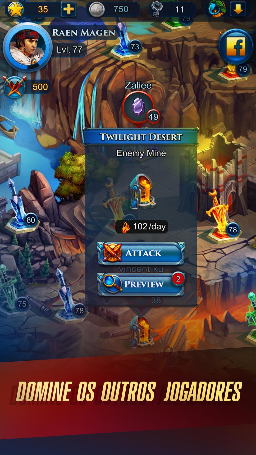 Captura de Tela do Jogo Defenders 2: Tower Defense