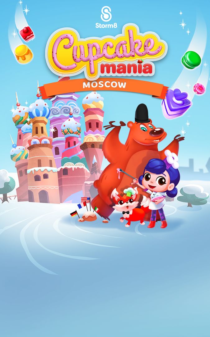 Cupcake Mania: Moscow screenshot game