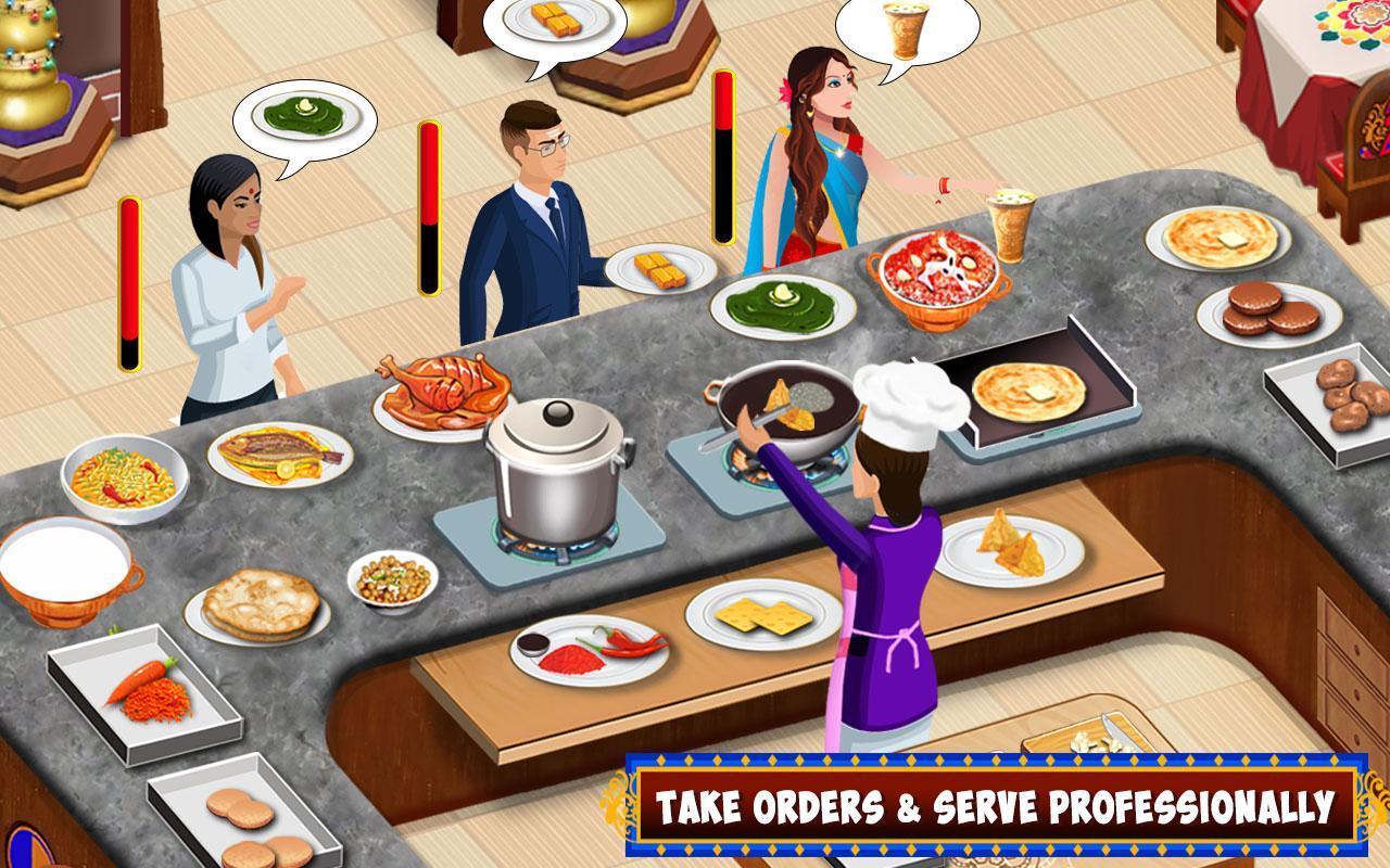 Indian Food Restaurant Kitchen Game Screenshot