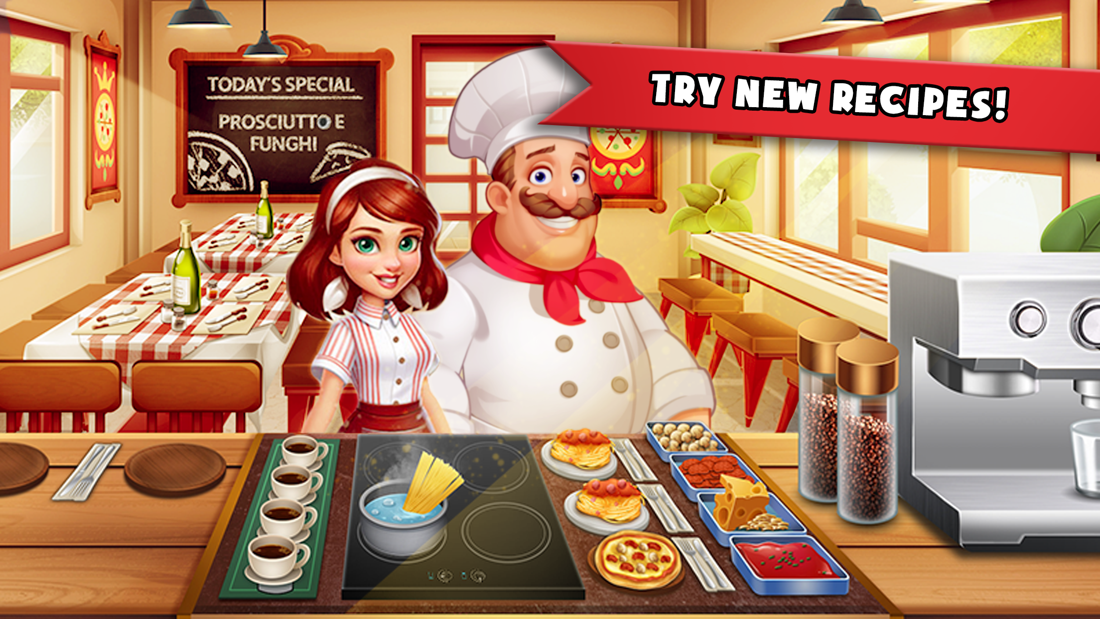Screenshot 1 of Kegilaan Memasak: Permainan Chef 2.7.3