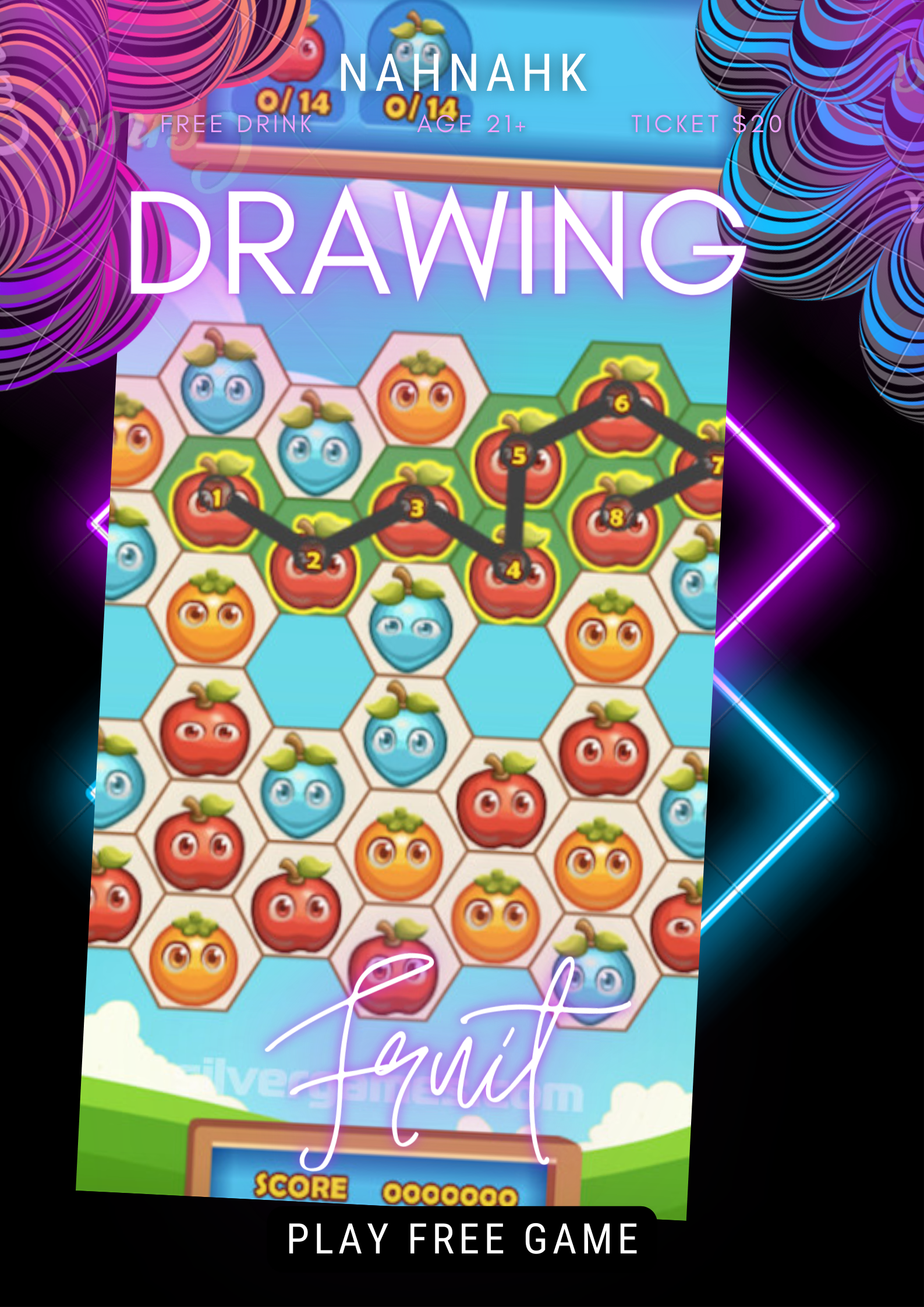 Fruit Swipe Game Screenshot