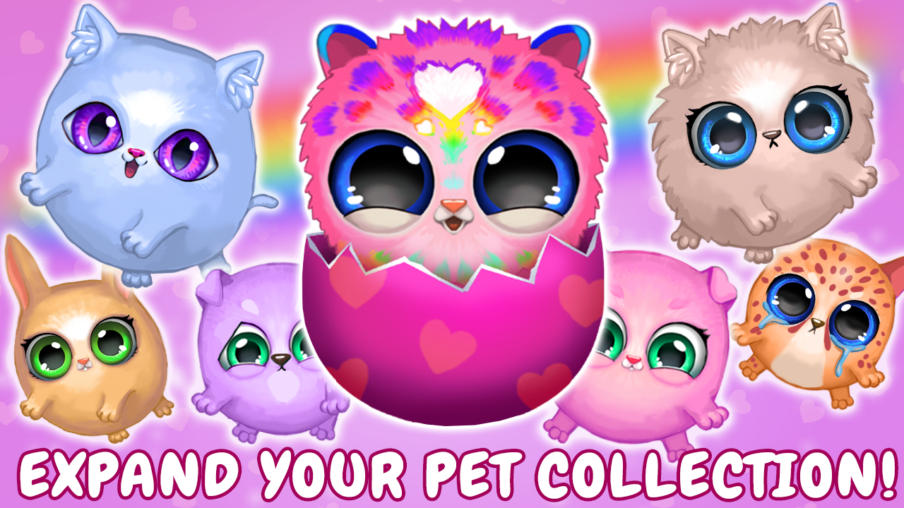 Merge Fluffy Animals: Egg pets Game Screenshot