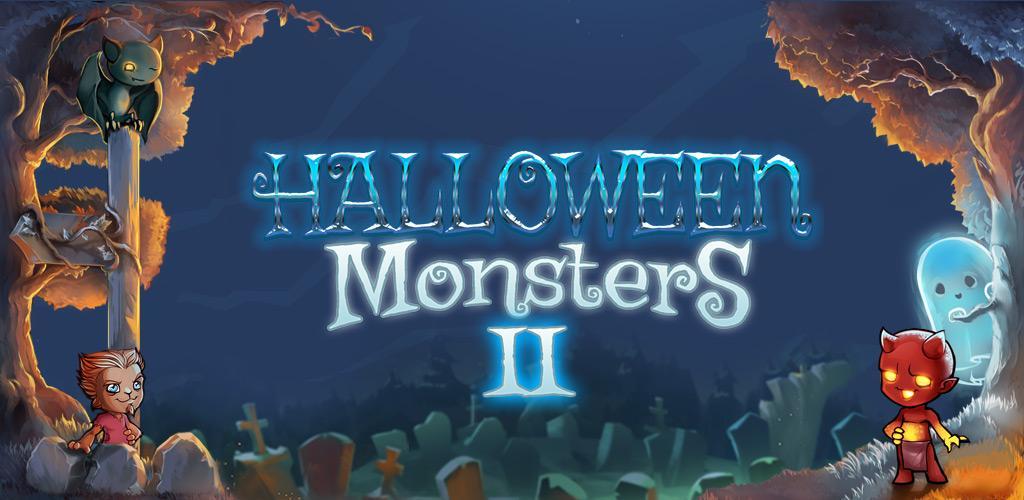 Banner of Monster Halloween II: Mencocokkan 3 