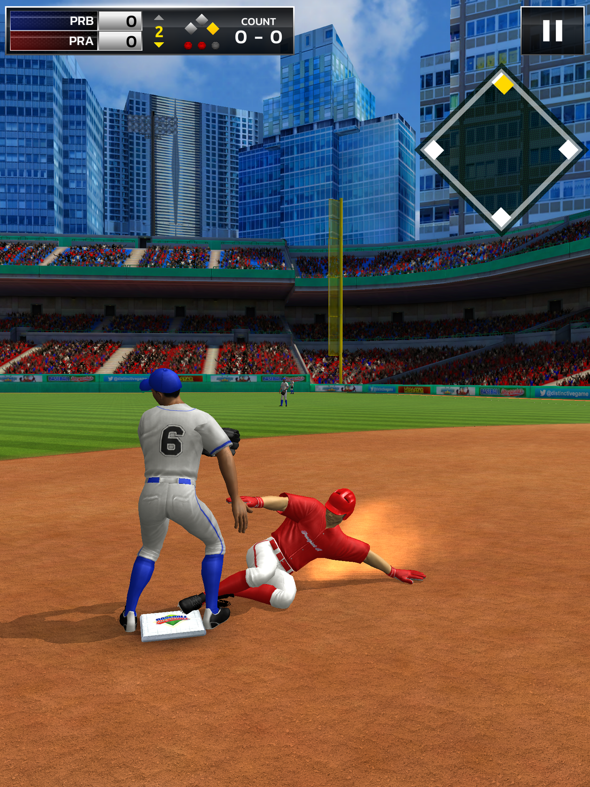 Baseball Megastar Game Screenshot