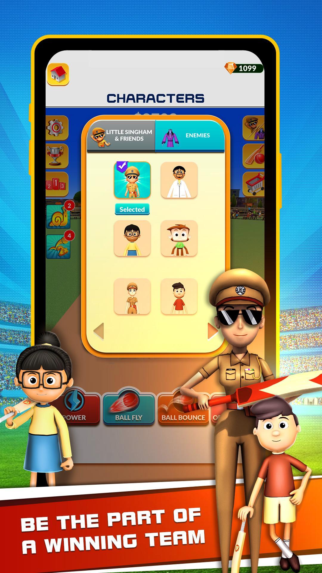 Little Singham Cricket ภาพหน้าจอเกม
