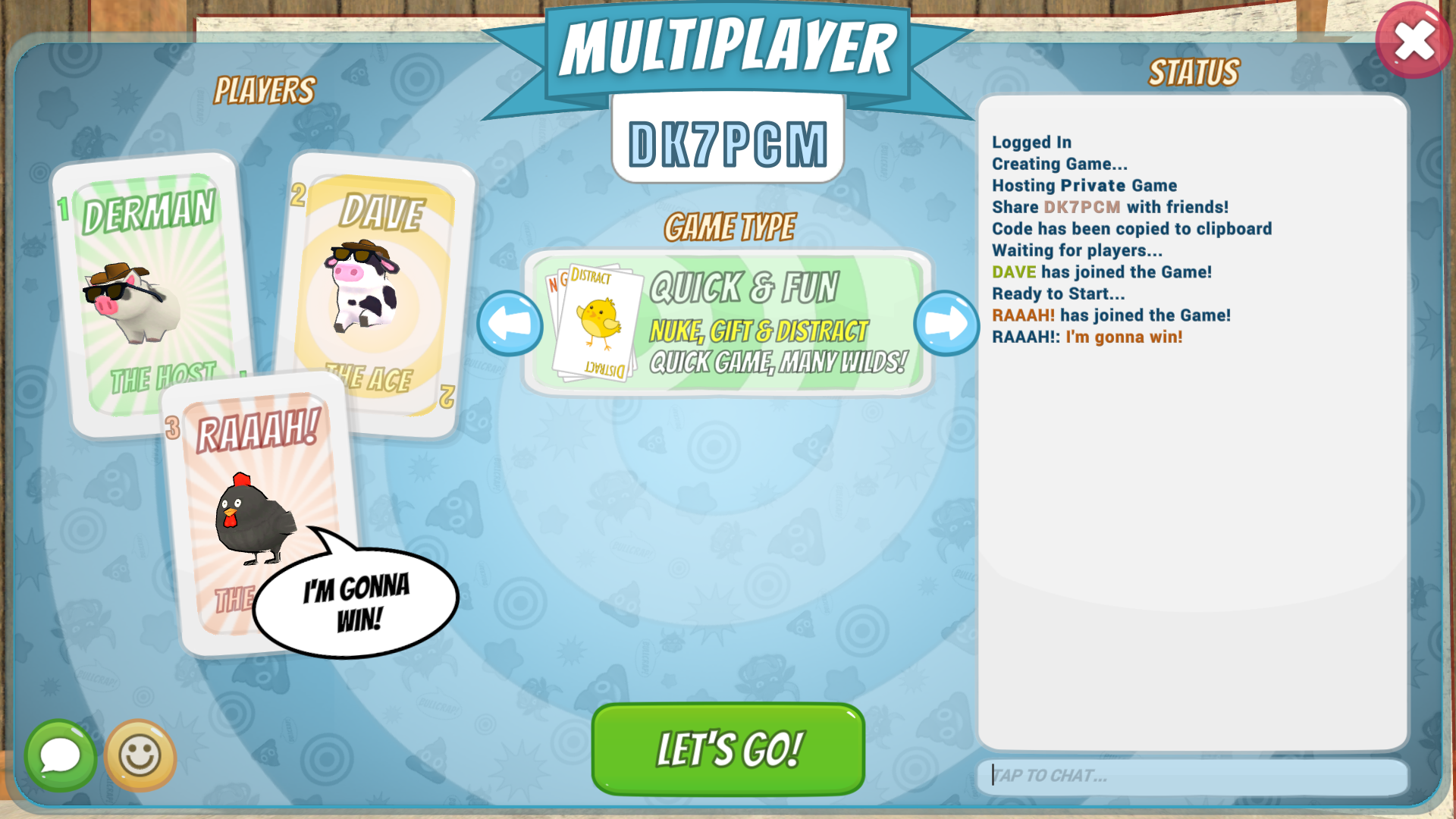 Screenshot of BULLCRAP!