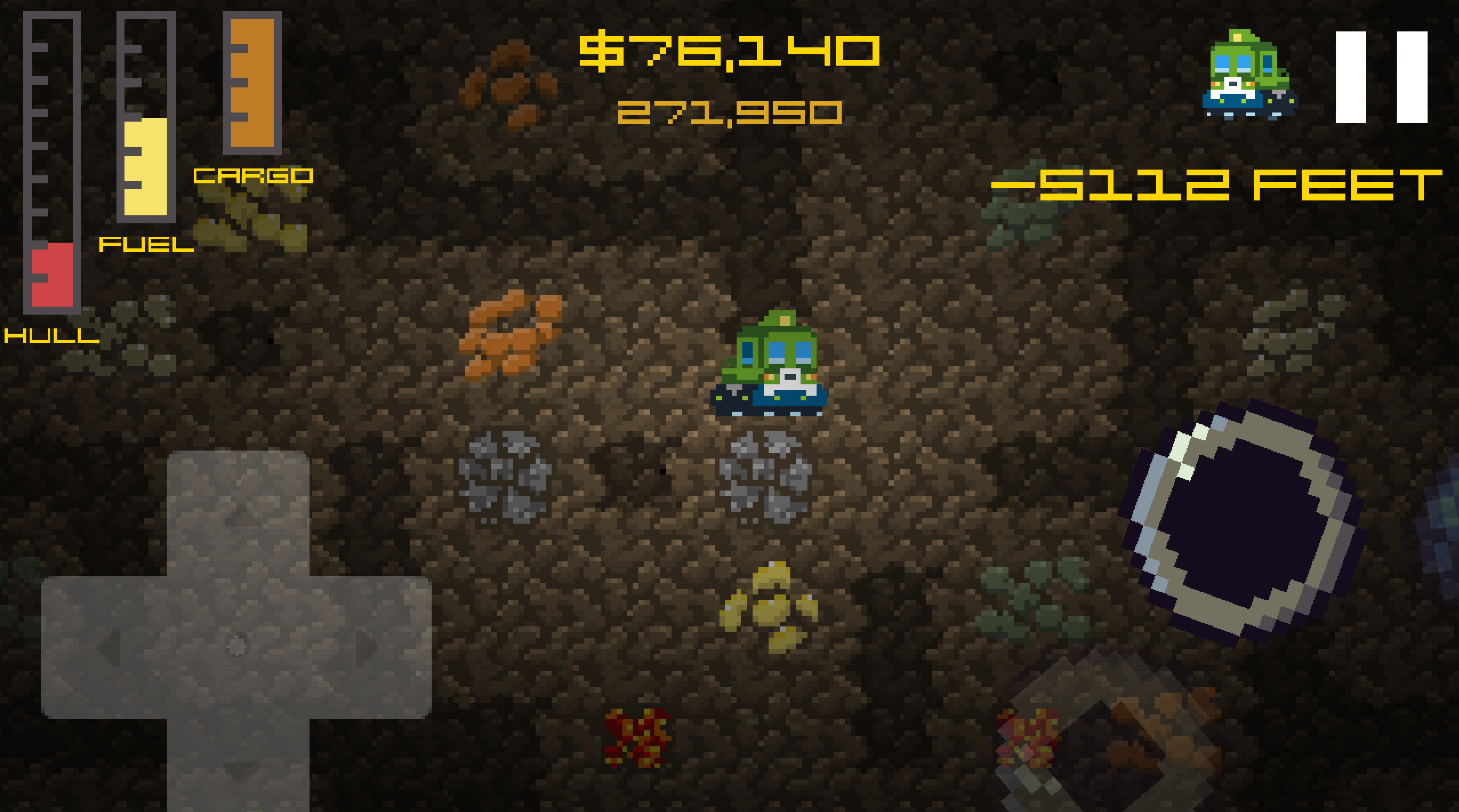 Mineral Miner! ภาพหน้าจอเกม