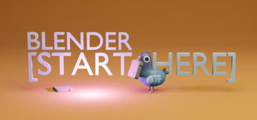 Banner of Blender Start Here 