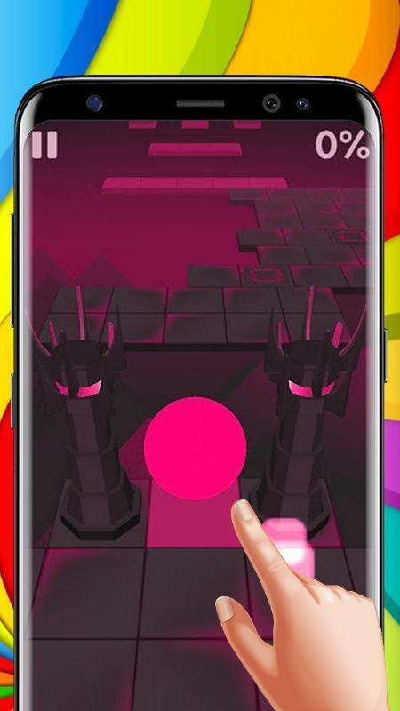 Scroll The Ball In Sky Game Screenshot