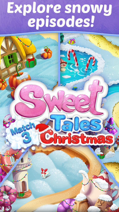 Sweet Tales: Match 3 Christmas ภาพหน้าจอเกม