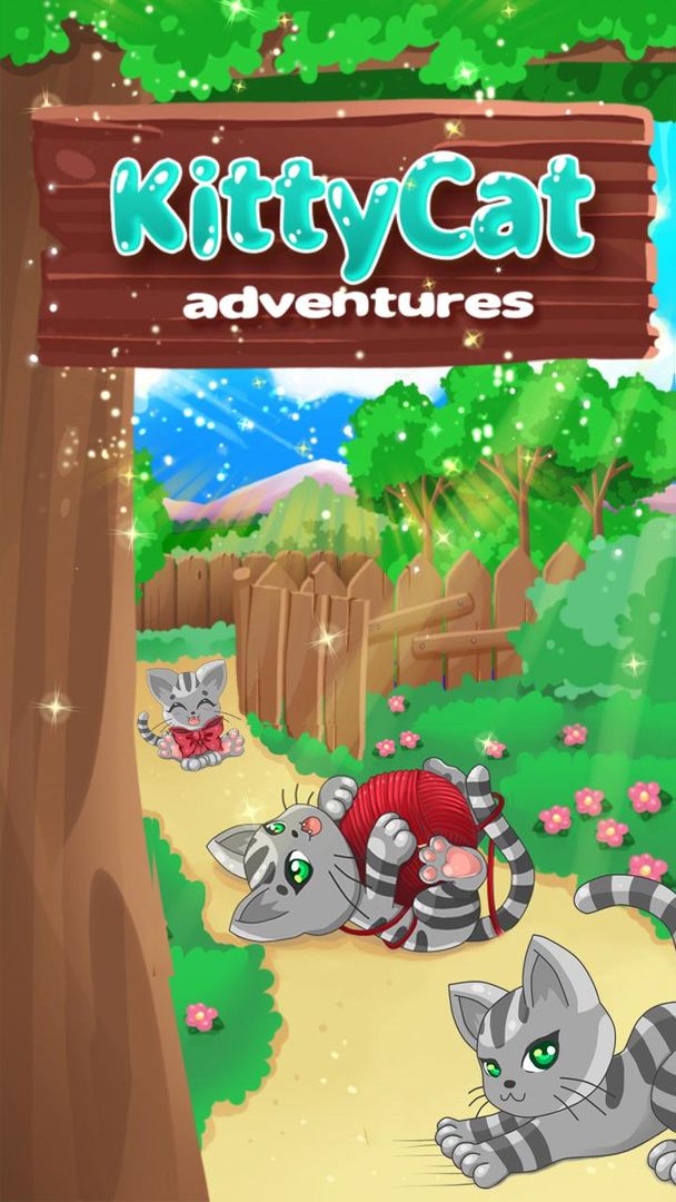 Screenshot of Kitty Cat Adventure: Match 3