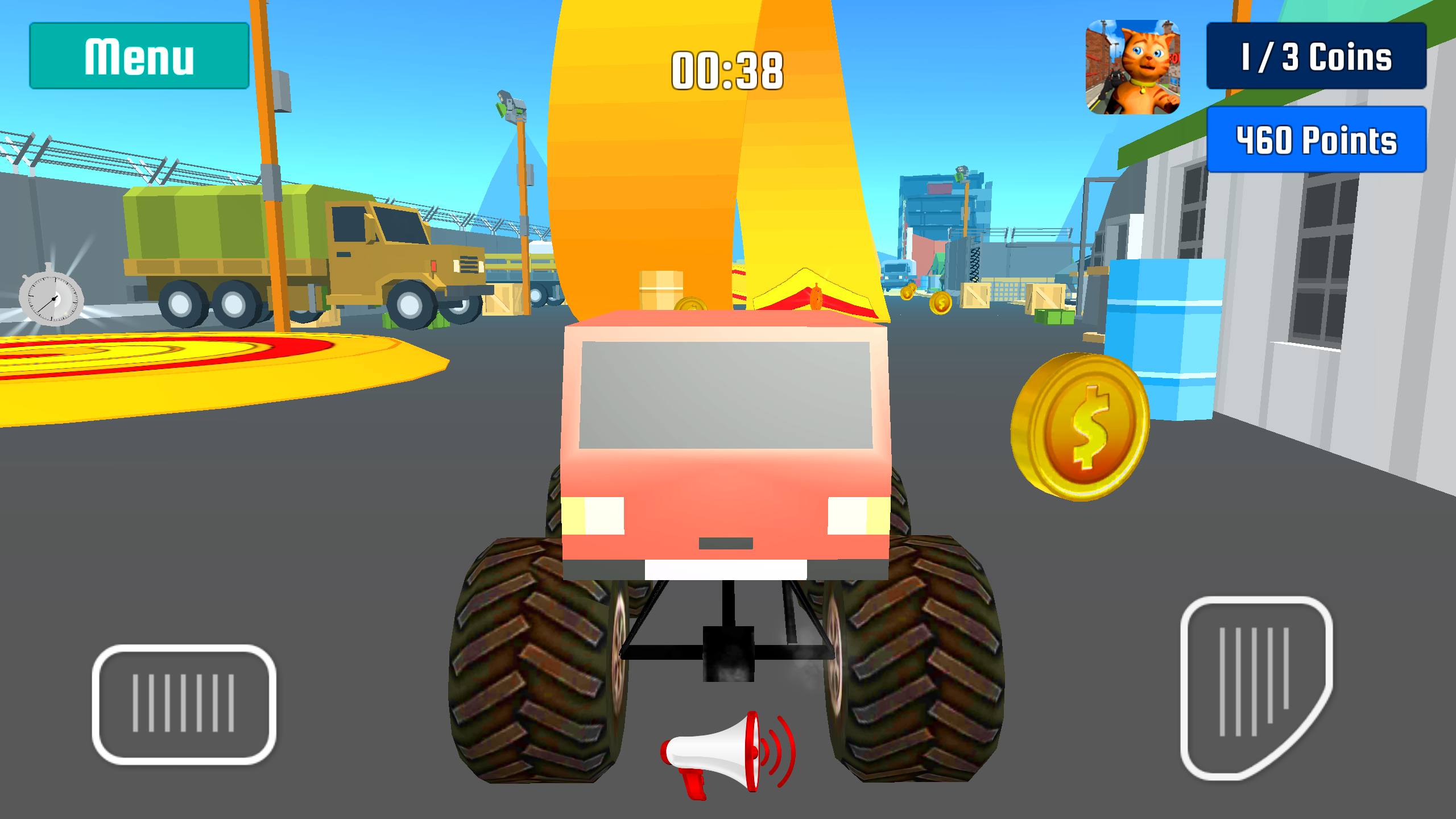 Скриншот игры Monster Truck Stunt Speed Race