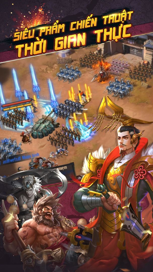 Công Thành Xưng Đế Mobile screenshot game