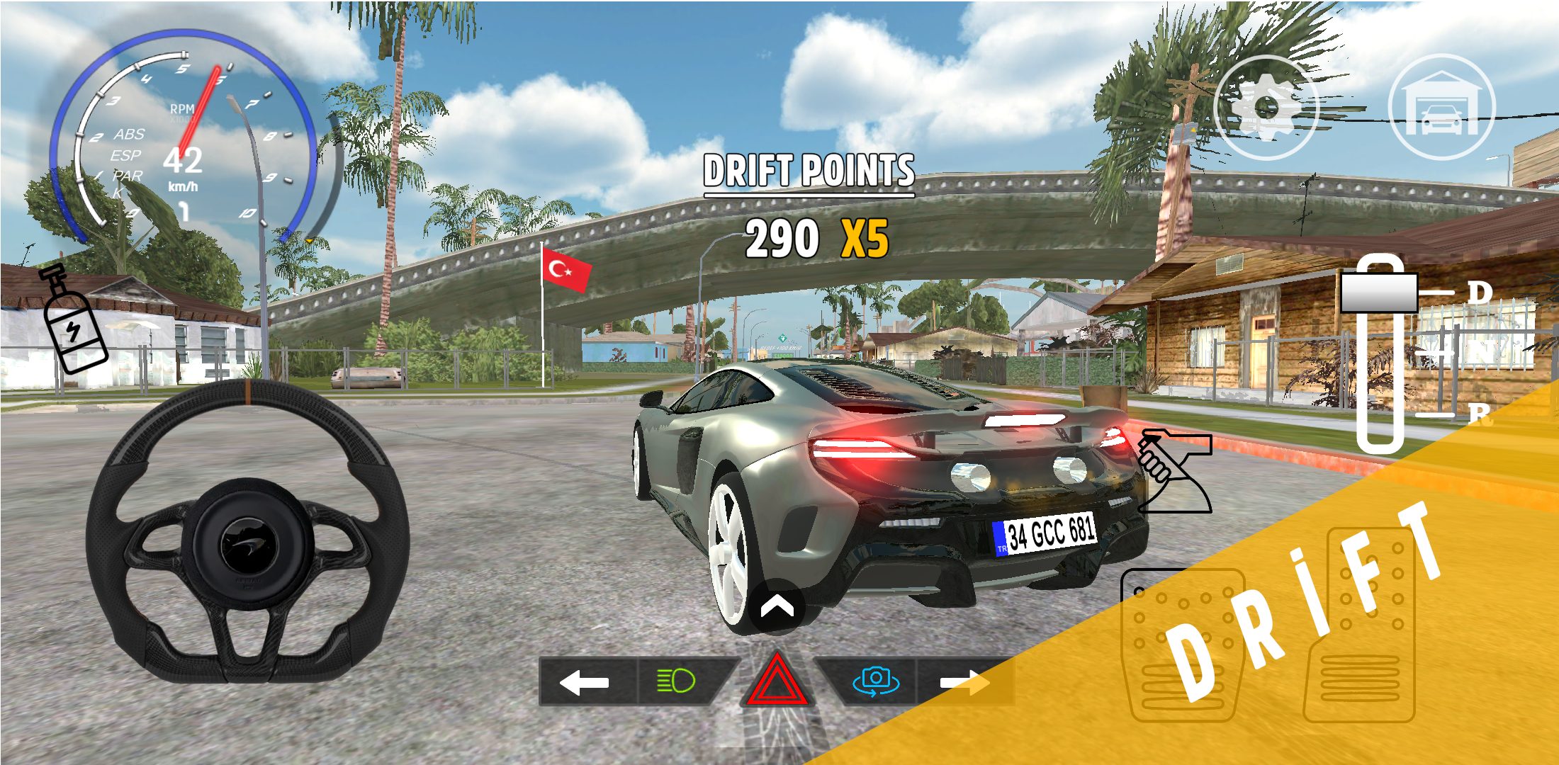 Screenshot of Megane Drift & Park Simulator