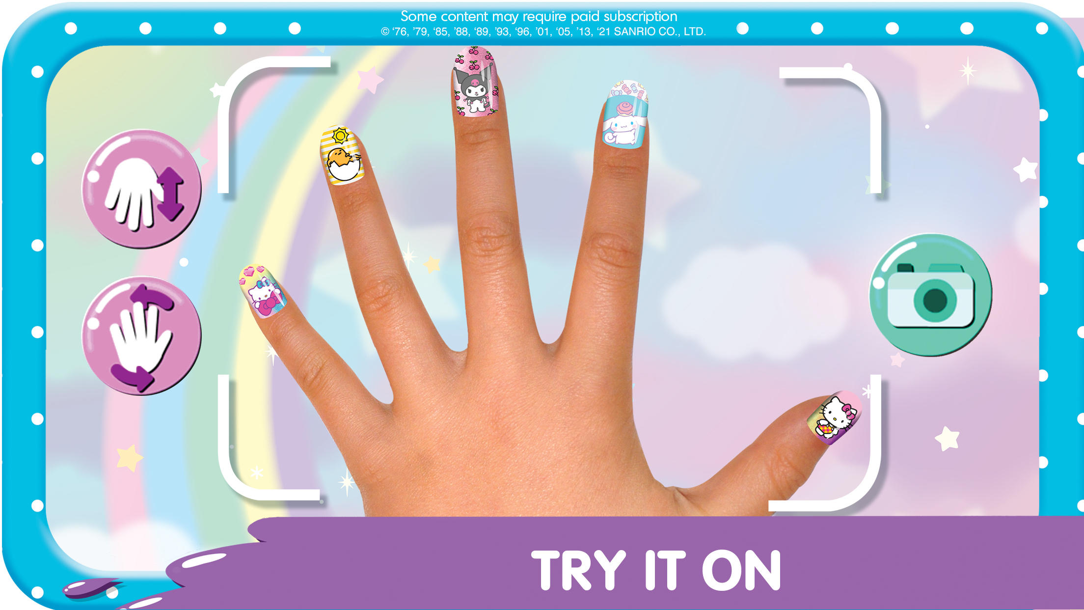 Hello Kitty Nail Salon Game Screenshot