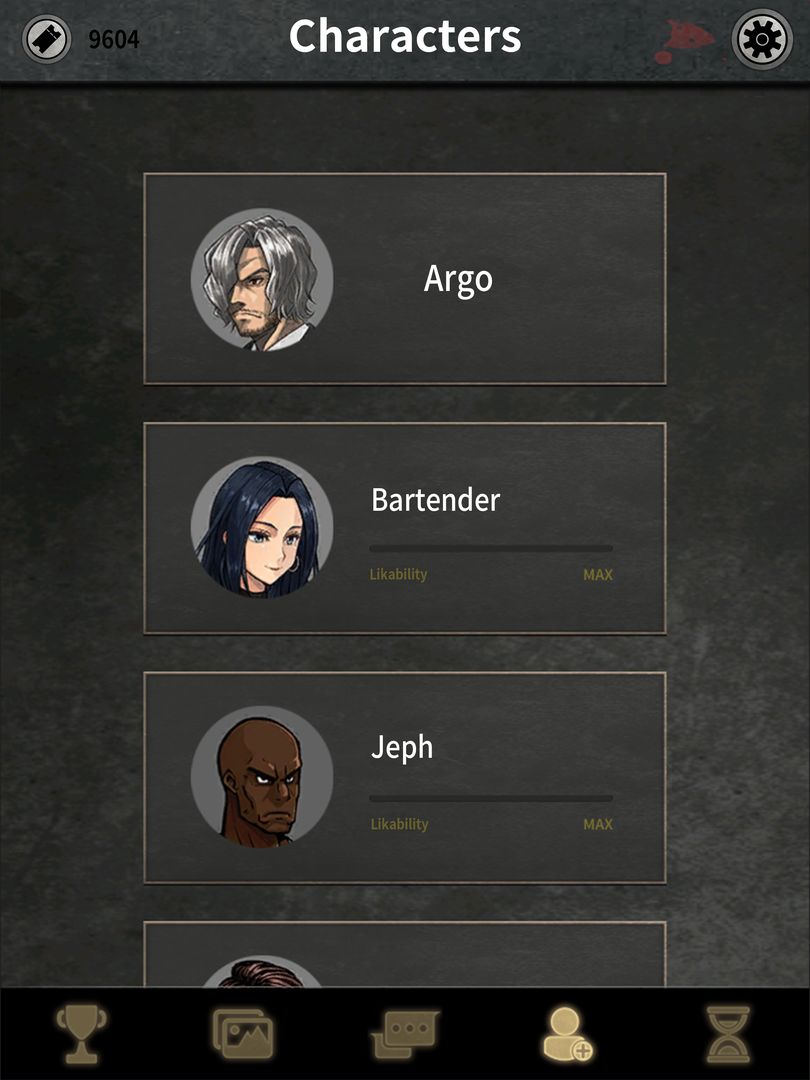 Screenshot of Argo's Choice: Visual Novel