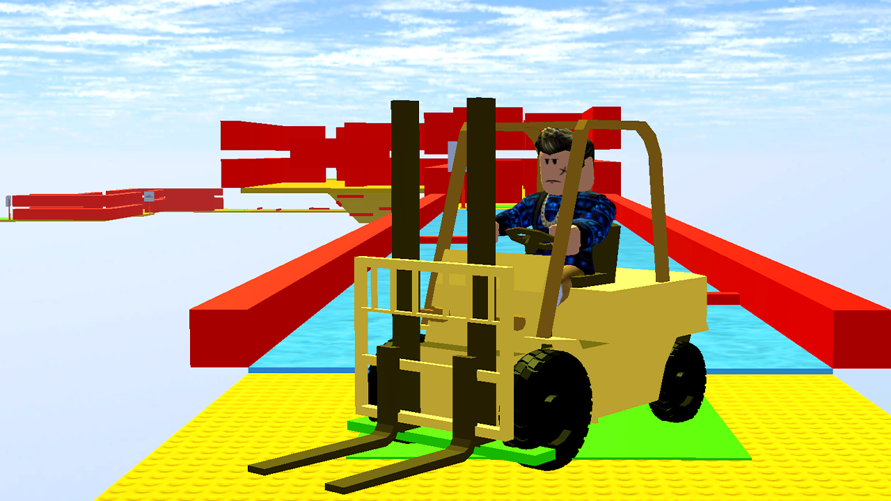 Obby Online Unreal Forklift ภาพหน้าจอเกม