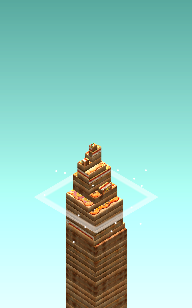 Pizza Stack Tower Game Screenshot