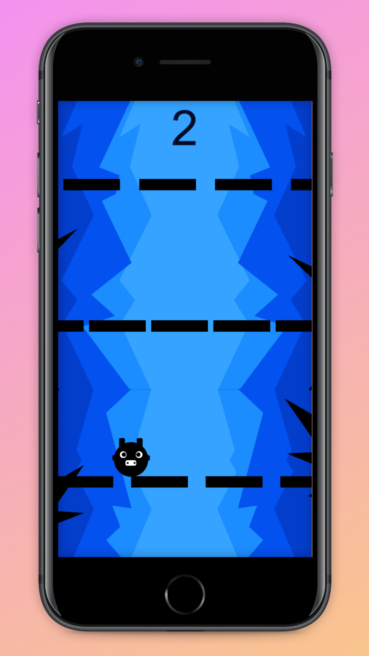 Screenshot of Blue Cave - Infinity Jumps
