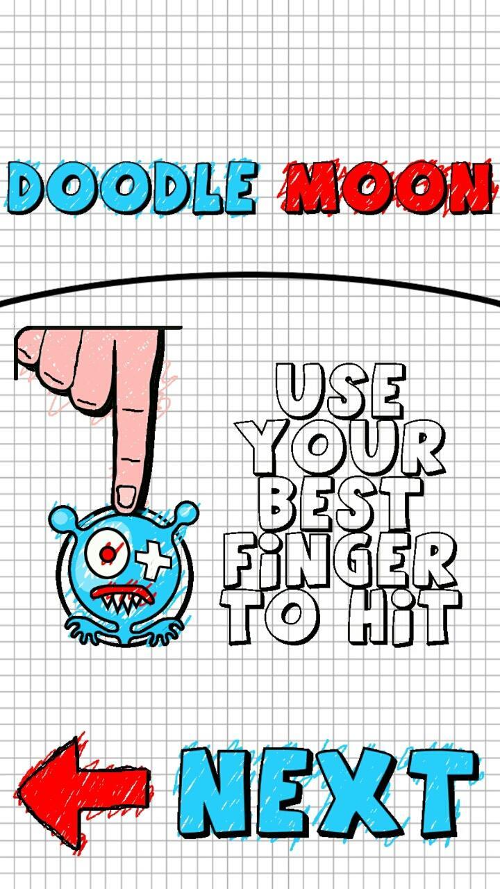 Doodle Moon Game Screenshot