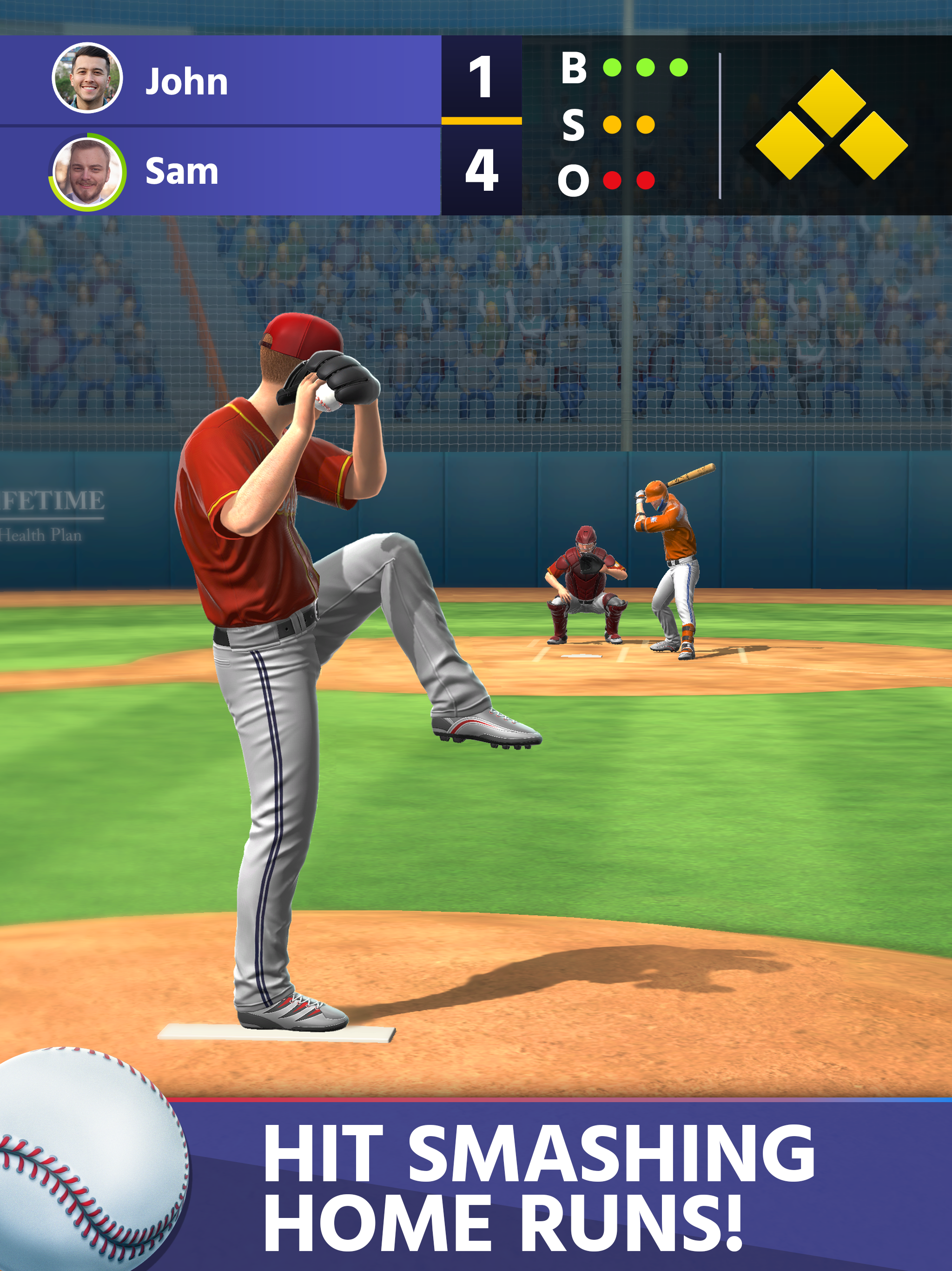 Baseball: Home Run Sports Game android iOS apk download for free