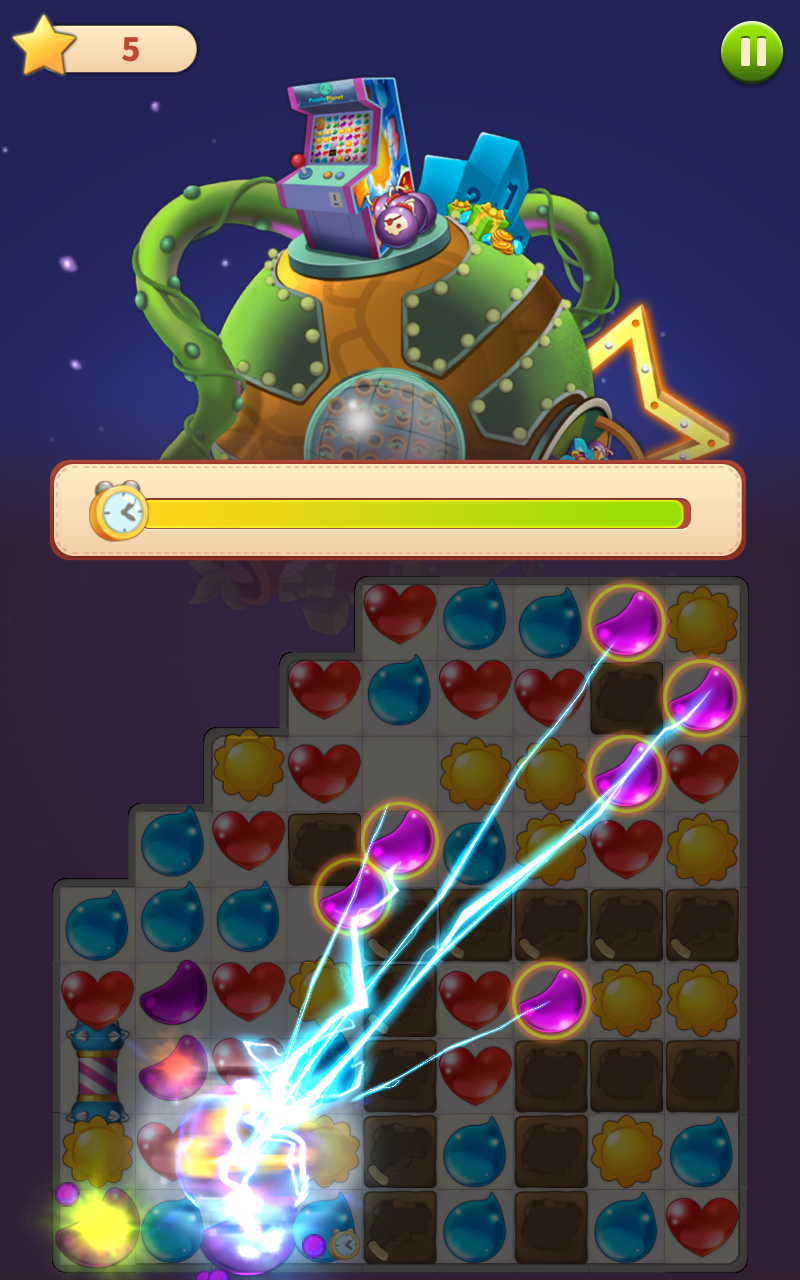 puzzle planet Game Screenshot
