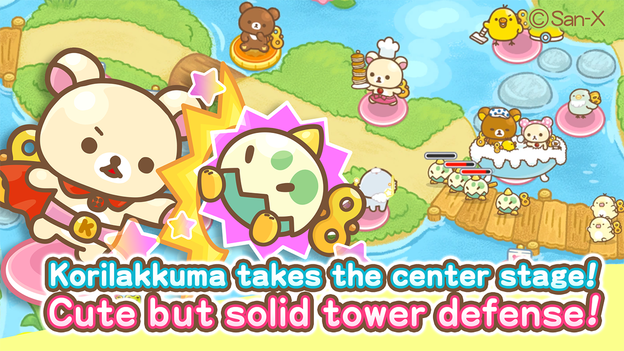 Korilakkuma Tower Defense TD Game Screenshot